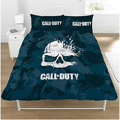 Call of Duty Double Duvet Set, Polyester-Cotton, Navy