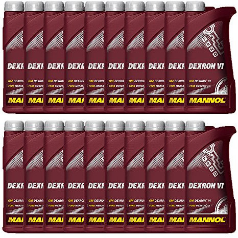MANNOL 20 x 1000ml Dexron VI 236.14 WS SP-IV ATF Getriebeöl Rot