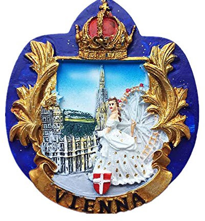 3D Prinzessin Sissy Wien Österreich Kühlschrank Magnet Souvenir Aufkleber Home & Küche Dekoration Österreich Wien Kühlschrank Magnet