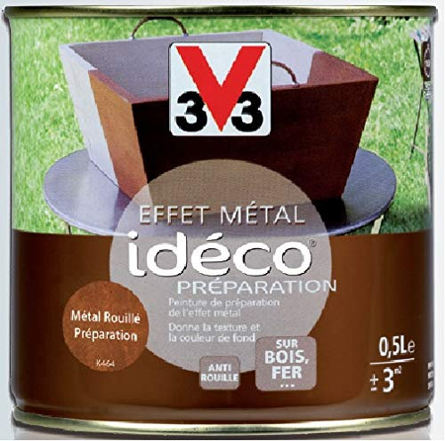 V33 Peinture Fer Effet Métal Idéco Préparation