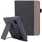 WALNEW Stand Case Fits Kindle Paperwhite 10th Generation 2018 (Model No.PQ94WIF) PU Leather Case Smart Protective Cover with Hand Strap, Black