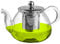 Argon Tableware 700ml Glass Infuser Teapot - Heat-Resistant Borosilicate Glass with Removable Stainless Steel Strainer - Transparent Bell-Shaped Design for Loose Leaf & Herbal Tea