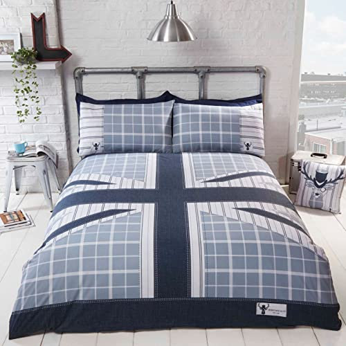 Rapport Home Cool Britania Bettwäsche-Set für Einzelbett, Union Jack Flagge
