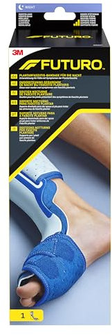 FUTURO Verstellbare Plantarfasziitis-Bandage für die Nacht (20,3 - 38,1 cm) – Für linken oder rechten Fuß geeignet