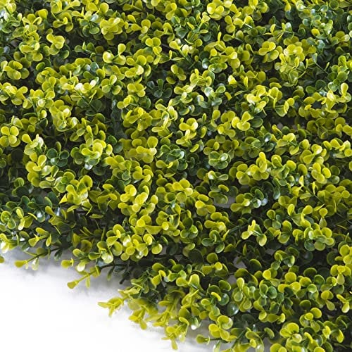 TENAX Siepe Sintetica a Pannelli per Parete Giardino Verticale, Tipo Bosso Verde Chiaro, Divy 3D Panel Buxus 0,50 x 1 m, componibile per Decorazione e schermatura