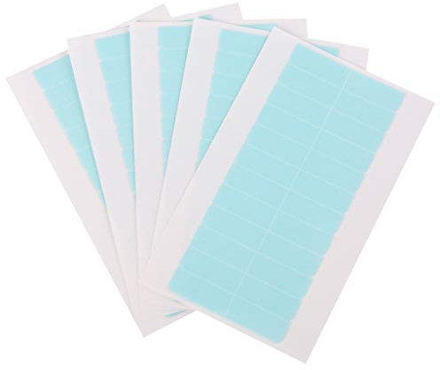 Hair Extension Tape Tabs,60 Pcs Double Sided Adhesive Human Hair Tape for Replacement, 4 x 0.8cm