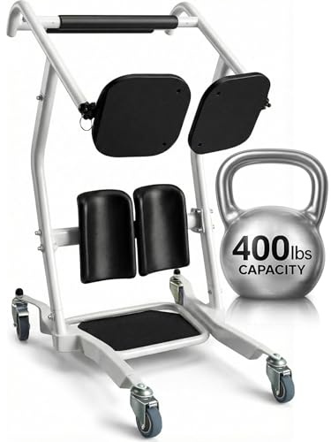 Vive Mobility Sit to Stand Patient Lift for Handicapped - Stand Assist Lift Aid for Home Care Use - Elderly Lift Assist Transfer Device - Transport Chair Stand Assist for Seniors, Adults & Disabled