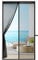 Cinkee Zanzariera Magnetica per Porta 110 x 220 CM - Rete Fine, Tenda Zanzariera Porta con Totalmente Calamita, si Chiude da Sola per Balcone, Installazione Facile (Nero)