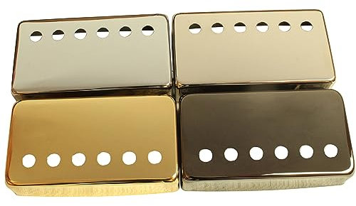 Humbucker Cover - PAF style Unplated Brass 52mm