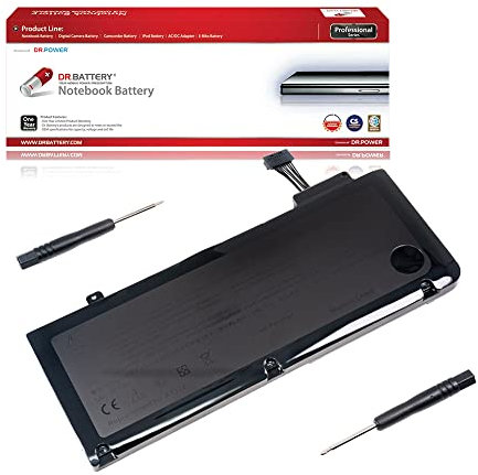 DR. Battery Akku für Apple A1278 A1322 MacBook Pro (13 Zoll, Mitte 2009, Mitte 2010, Anfang 2011, Ende 2011, Mitte 2012) 661-5229 661-5557 020-6547-A 020-6765-A [10.95V/5800mAh/63.5Wh]