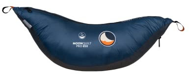 Ticket to The Moonquilt PRO 850 - Underquilt - hochwertige Daunenisolierung für Hängematte - 200x140cm, 760g - 20D Polyester - Temp. Bereich:>-2°C - NHD® und RDS ® Zertifiziert - 10J. Garantie