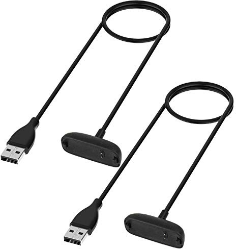 TECHGEAR [2 Pack Replacement USB Charger Cables for Fitbit Inspire 3, USB Charging Power Cable Compatible with Fitbit Inspire 3, Health & Fitness Tracker Wristband