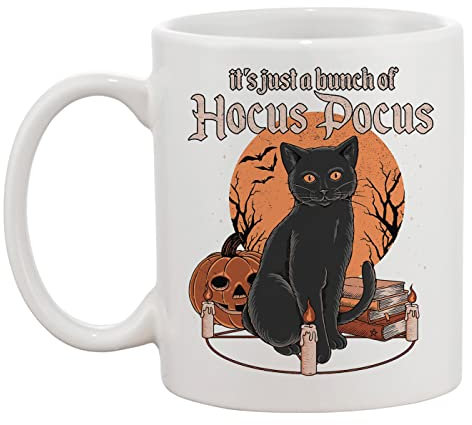 Bunch Of Hocus Pocus Tazza In Ceramica Da Donna Uomo Caffè Tè Bianca Coffee Tea Mug Cup