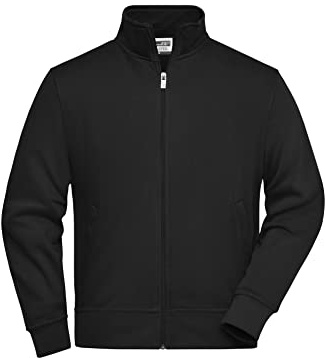 James & Nicholson Sweatjacke mit Stehkragen - Jacke aus robuster Sweatqualität in großer Größenauswahl