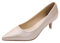 Minetom Damen Pumps Pointed Toe High Heels Kunstleder Business Büro Pumps Elegant Kleid Hochzeit Abend Party Braut Schuhe A Beige 40 EU
