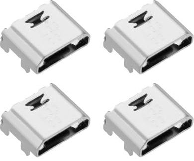 Create idea 4 Stück Micro-USB Ladeanschluss Anschluss, Ladegerät-Komponente, Kompatibel mit Samsung Galaxy Tab A6 SM-T580 SM-T58 Tablet-Ersatzteilen