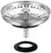 HUAERSICO Bouchon evier Cuisine 84mm - Filtre evier Cuisine - Bonde evier Cuisine INOX,2 Joints de Rechange Originaux pour évier de Cuisine