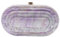 GSYPS Acrylic Evening Clutch Bag for Women Shell Shape Shoulder Crossbody Bag Glitter Marble Purse Handbag, C-lilac