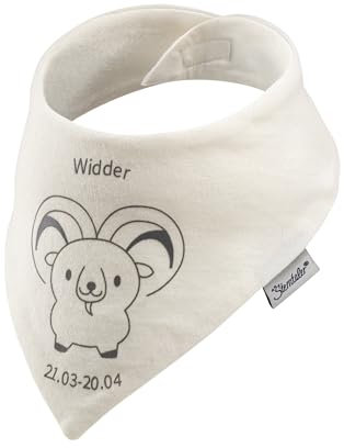 Sterntaler Unisex Baby Halstuch Sternzeichen Waage, Ecru