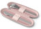MONBENTO - Couverts Nomades MB Slim Nest Trio Couteau rose - Couverts pour Lunch Box avec Étui - Idéal pour Manger au Bureau/Pique-Nique - Fourchette, Cuillère, Couteau Réutilisables en Inox