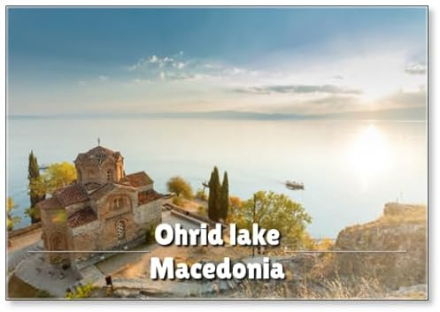 Kühlschrankmagnet Ohrid See Makedonien Design 1
