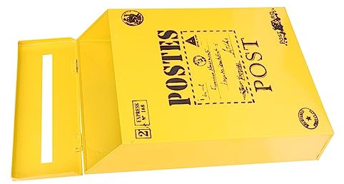 KITANDOVE Dekorativer Briefkasten Zur Wandmontage Briefkasten Zum Aufhängen Für Familienbüro