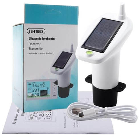 Wasserzähler Ultraschall-Tiefenmessgerät mit Hintergrundbeleuchtung, Summer, Digitalanzeige, Wasser-Flüssigkeitsmesser, Detektor