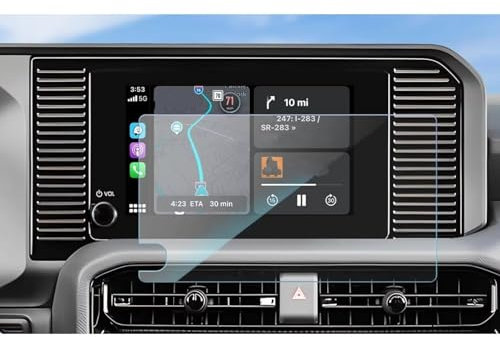 NATWEE Auto Navi-Schutzfolie Kompatibel Mit Toyota Für Land Für Cruiser 2024, Auto-LCD-Infotainment, 8 Zoll, GPS-Navigation, Gehärtetes Glas, Schutzfolie