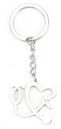 Schlüsselanhänger, Einzigartiger Schlüsselanhänger Mit Stethoskop Design, Süßes Geschenk Für Frauen, Dankesgeschenk Für Krankenschwester, Geschenk Zum Ausdruck Von Dankbarkeit, Geschenk Für Freunde