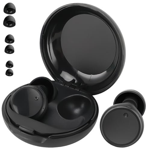 Pampers Ear Plugs for Sleeping | Noise Cancelling Ear Plugs | 3-level adjustable passive hearing protection -50dB for Focus, Travel, Concerts, Socializing, Sports Events ear protection