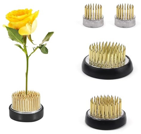 AMONENZ 4 Stück Steckigel Blumen, 3 Größen Ikebana Blumenigel, Blumenarrangement Werkzeuge für Zuhause Garten Hotel