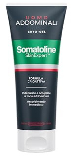 Somatoline SkinExpert, Uomo Addominali Cryo-Gel, Crema Corpo Addominali Uomo, Formula Crioattiva con Top Definition Complex, 200ml