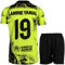 Hawkara Barcelona Yamal #10 Kinder Sonderausgabe Trikot mit Kurz, Fußball Trikot Set Jugendgrößen (Gelb,140)