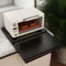 Ripiano Scorrevole per Forno a Microonde, Organizer Push-Pull con Vassoio, Scaffale Salvaspazio per Elettrodomestici da Cucina, Estensibile 38-62 cm