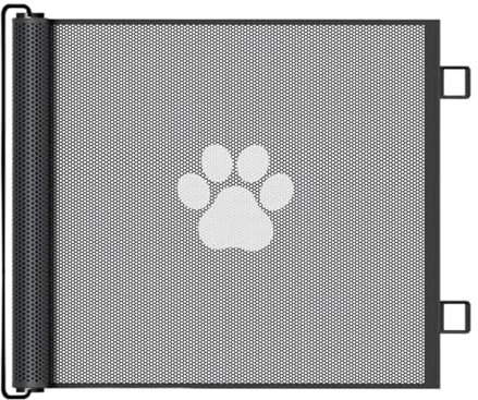 Barreras Retráctiles para Bebés | Reja Retráctil De Malla para Mascotas | Accesorios para Puertas Ventanas Chimeneas Jardín Cocina Balcón Piscina Pasillo Escaleras