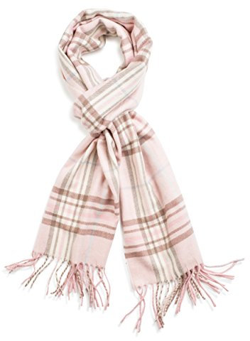 VERONZ Winterschal, sehr weich, klassisch, Cashmere-Haptik, 60 Tage - Pink -