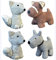Riyashop Türstopper als Tiermotive Eichhörnchen Hund Dekoration Feststeller 2