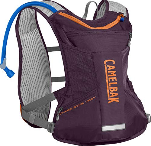 CAMELBAK Chase Bike Trinkweste für Damen, 1,4 l, italienische Pflaume/Laser Orange