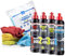 detailmate kit - Lucido per auto Menzerna: Composto Super Heavy Cut HC1000 pasta abrasiva + Medium Cut 2400 + Super Finish Plus SFP3800 + Liquido Carnauba Protection - 250ml + 4 panni per lucidare