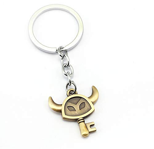 FEIDIAO Mode Zlda Link Schlüsselbund Metallschild Emaille Schlüsselbund Schlüsselanhänger für Frauen Männer Geburtstagsgeschenk Zlda Helias Schild Schlüsselbund (B)