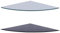 Euro Tische Eckregal 75cm Glasplatte Glasboden Glasscheibe Regalhalter ALU Regal Glasregal Klar