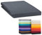 Moon-Classic Topper Spannbettlaken Spannbetttuch 180x200-200x220 cm Jersey aus 100% Baumwolle (Anthrazit)