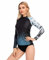 Ladies Rash Vest Long Sleeve for Women Quick Dry Sun Protection Swim Rash Top Shirts Rash Guard (Lion,M)