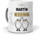 Taza A Martin no se le tocan los Huevos. Cerámica AAA - 350 ml.