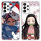 Schutzhülle für Samsung Galaxy A52 (4G) (5G) A52S (5G) 6,5 Zoll (15,7 cm), stoßfest, weich, TPU, Silikon, Schutzhülle, Motiv: Anime Tanjirou Nezuko Bumper Case Cover kompatibel mit 7, 2