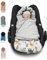ULLENBOOM Einschlagdecke Babyschale, 100% OEKO-TEX Materialien, Grau-Faultiere (Made in EU) - Babydecke für Kindersitz oder Kinderwagen, kuschelige Decke für Babys, Ideal für Herbst und Winter