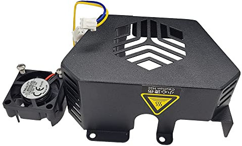 3D Printer CR 6 SE Extruder Fixed DIY Metal Cooling Fan Cover Print Head Fan Duct with 2 Fan for CR-6 SE
