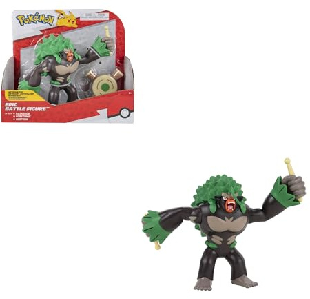 Bizak Pokemon Epic Rillaboom Figure is an Oversized, Highly Detailed Figure (63220182)