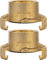 Poppstar 2x Raccord Rapide en Laiton 1 pouce Filetage Femelle (raccord fileté 1)