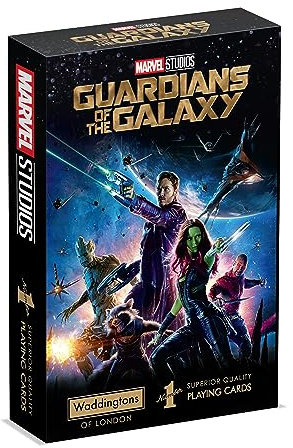 Winning Moves Marvel Guardians of The Galaxy Playing Cards Classic Collector's Deck Guardians of The Galaxy Card Game.